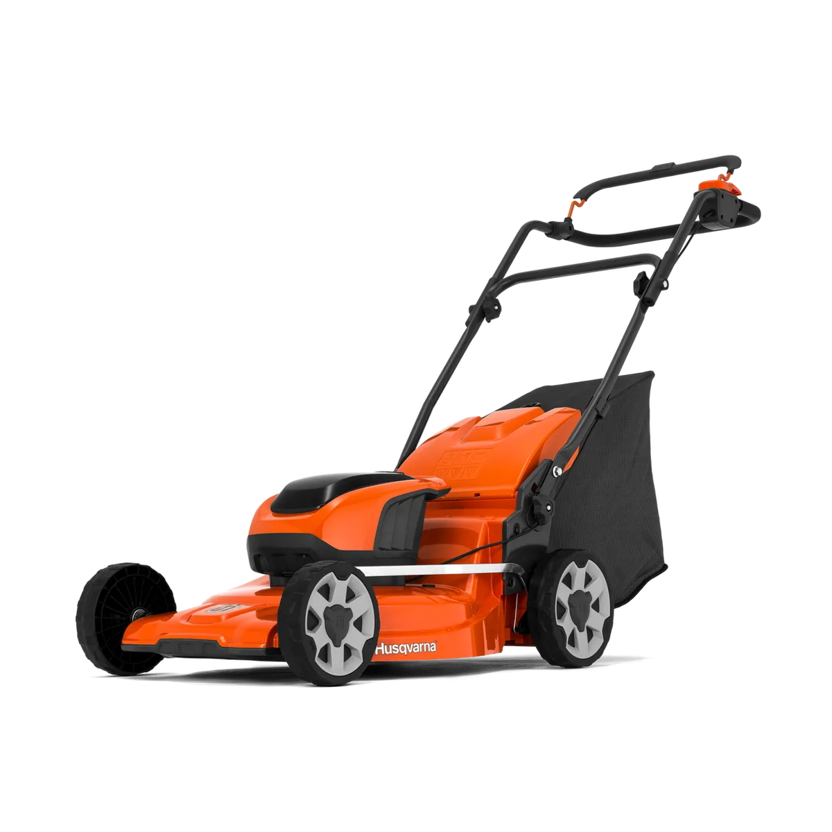 Husqvarna LC 142iS Cordless Lawn Mower with battery and charger