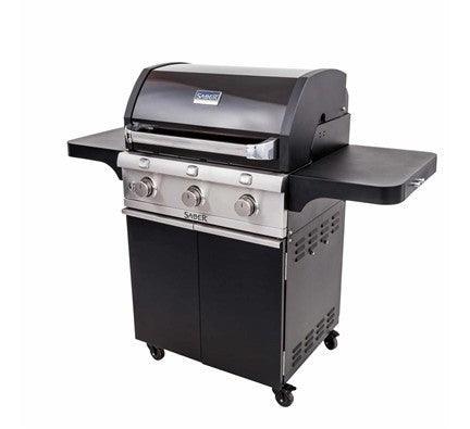 Saber Deluxe Black 3-Burner Grill