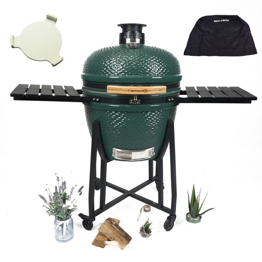 Kamado X® Midi BBQ Bundle Green