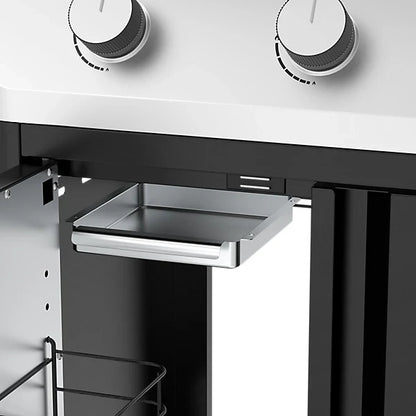 GoodHome Attaia Black 3 burner Gas BBQ