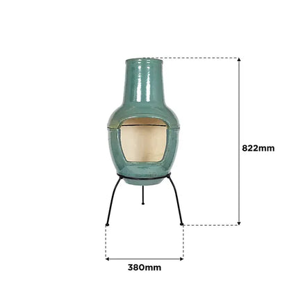La Hacienda Trentham Clay Chiminea (H)82.2cm (W)38cm