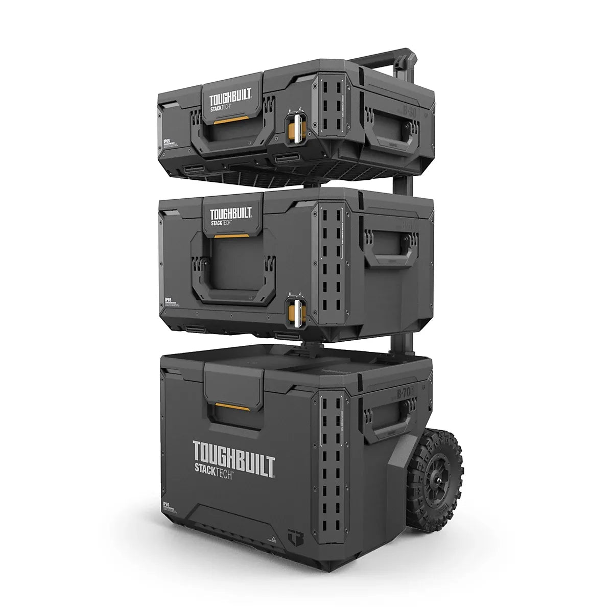 Toughbuilt StackTech 3 piece Rolling Toolbox set