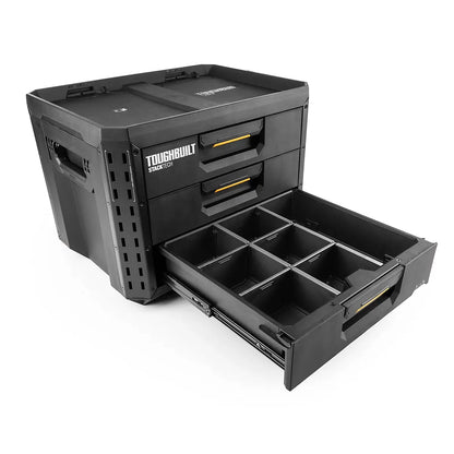 Toughbuilt StackTech Black XL 3-drawer Toolbox