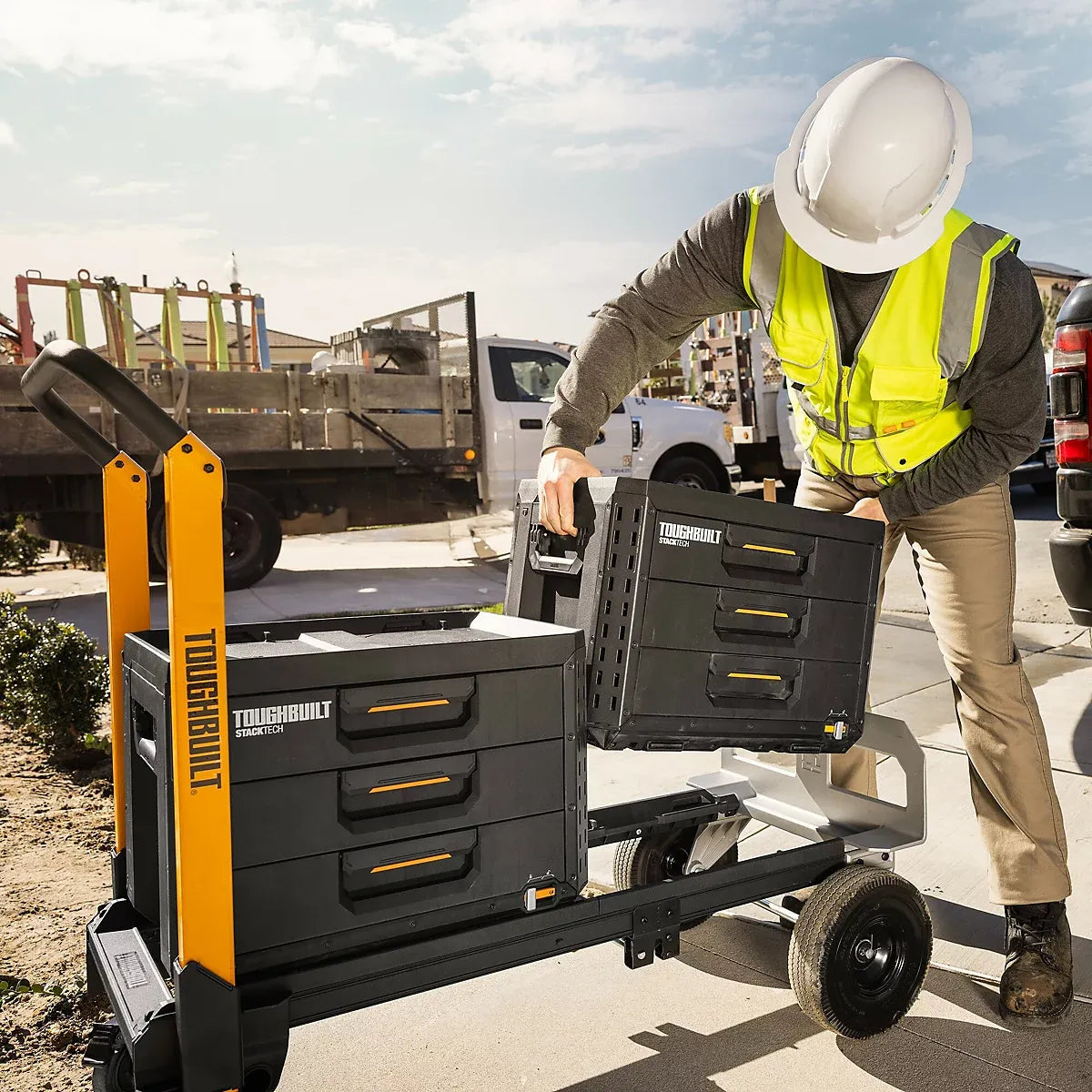 Toughbuilt StackTech Black XL 3-drawer Toolbox
