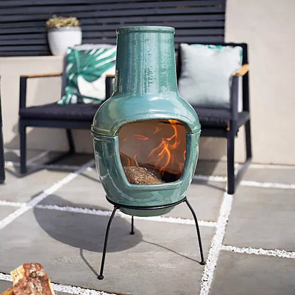 La Hacienda Trentham Clay Chiminea (H)82.2cm (W)38cm