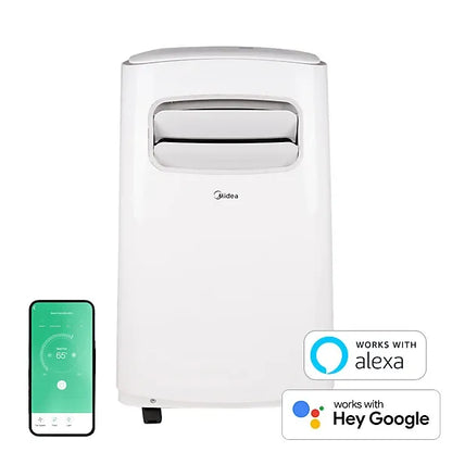 Midea Smart 12000 BTU Portable Air Conditioner – App & Smart Home Compatible, Timer, Window Kit Included