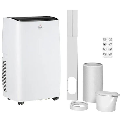 HOMCOM 14,000 BTU Portable Air Conditioner Unit with Remote, 24H Timer