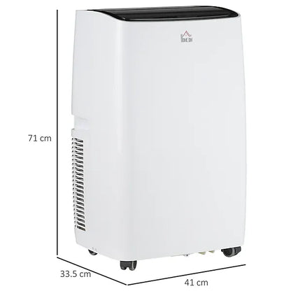 HOMCOM 14,000 BTU Portable Air Conditioner Unit with Remote, 24H Timer