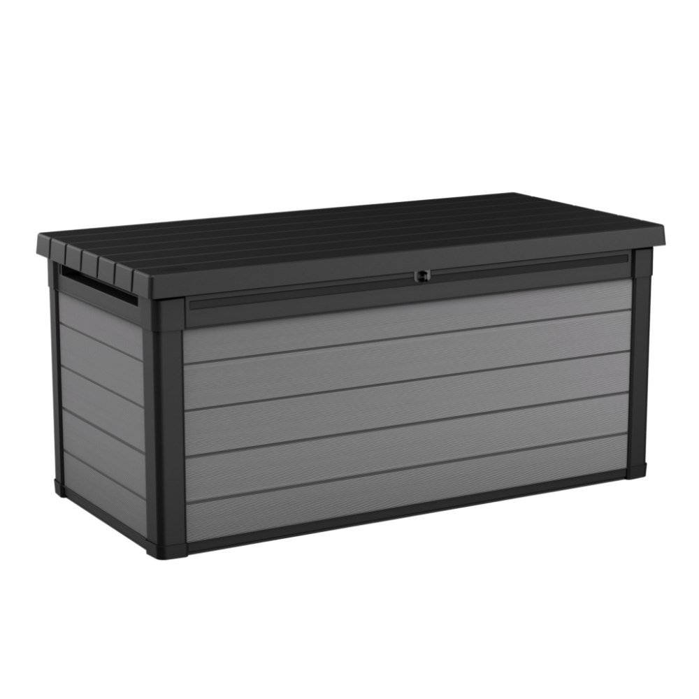Keter Premier 570L Plastic Storage Box – Grey